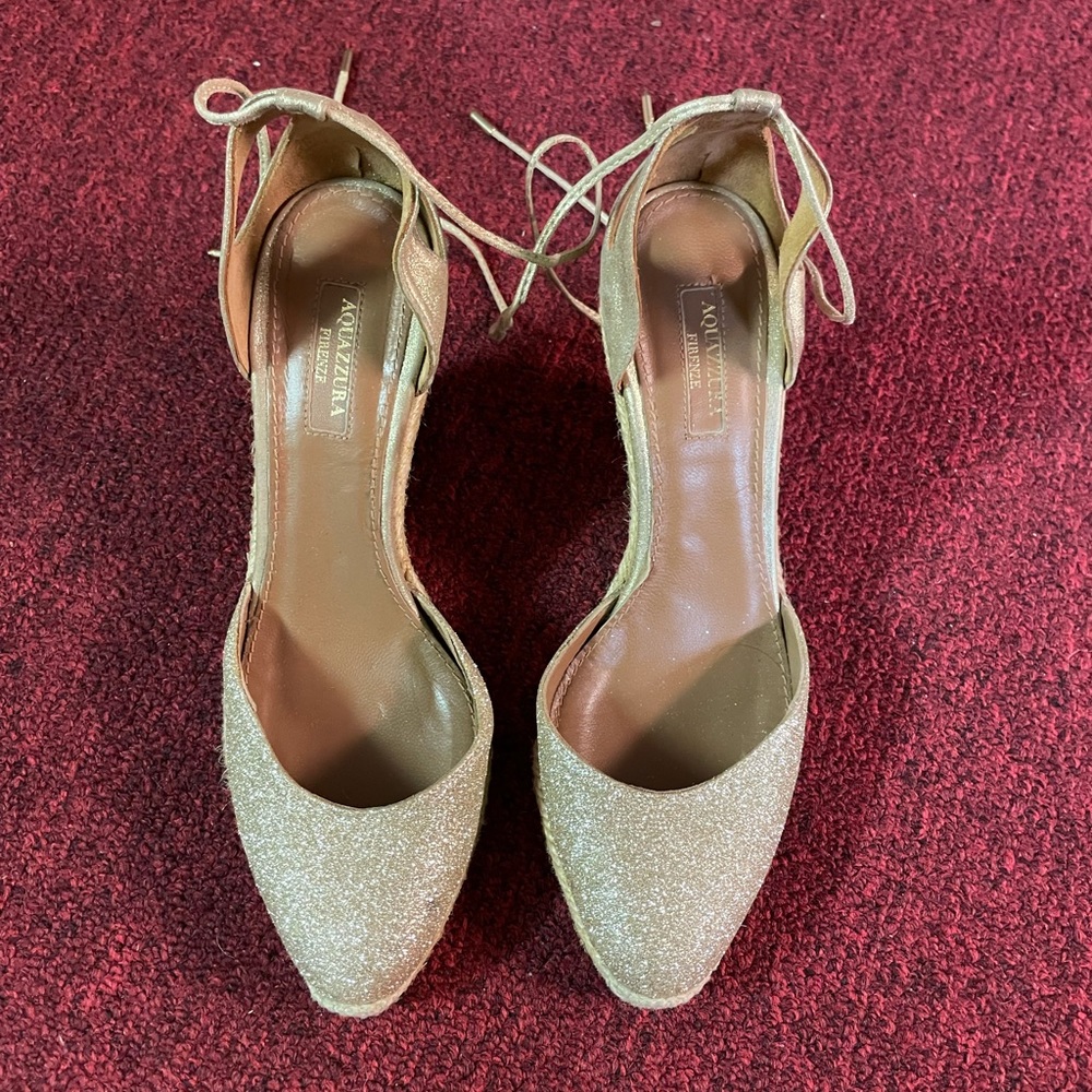 Aquazurra wedges 39.5